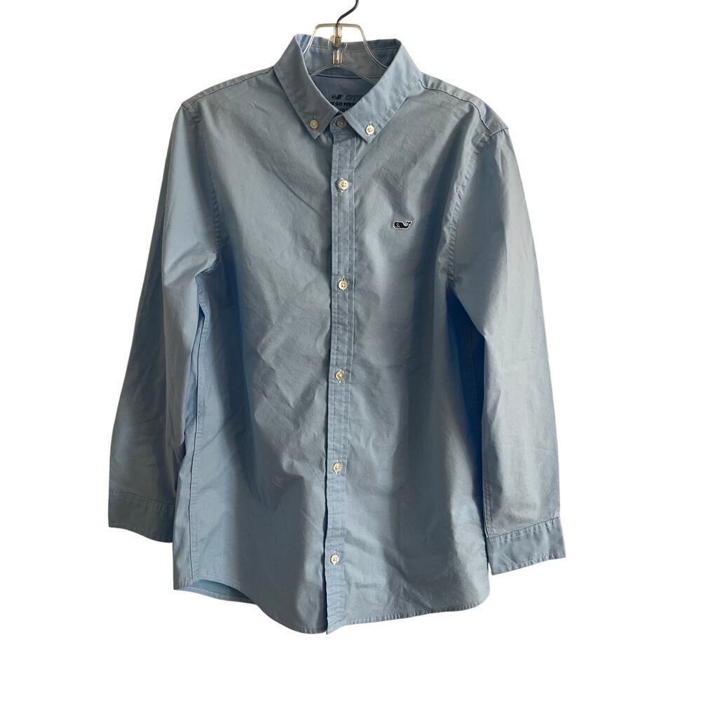 Vineyard Vines Dress Shirt S 8-10 OTG Performance brrr Cotton blend